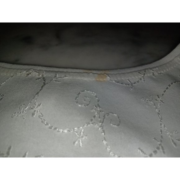Vintage White Stag Women's Top XL White with Embroidery - Picture 4 of 5